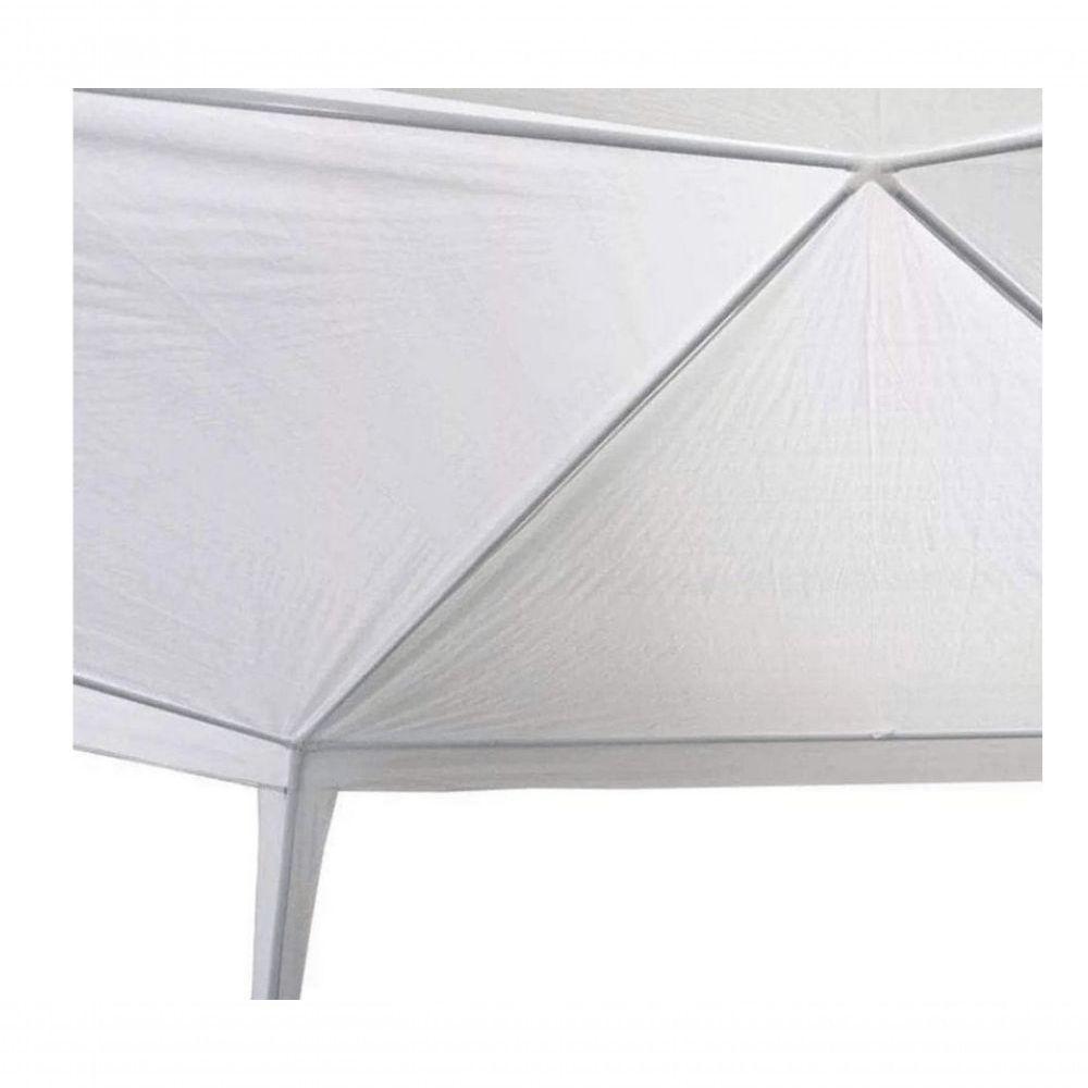 Tenda Praia Gazebo Barraca 3x3 Branca Camping Bco Aço Kala - 4