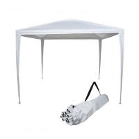 Tenda Praia Gazebo Barraca 3x3 Branca Camping Bco Aço Kala - 5