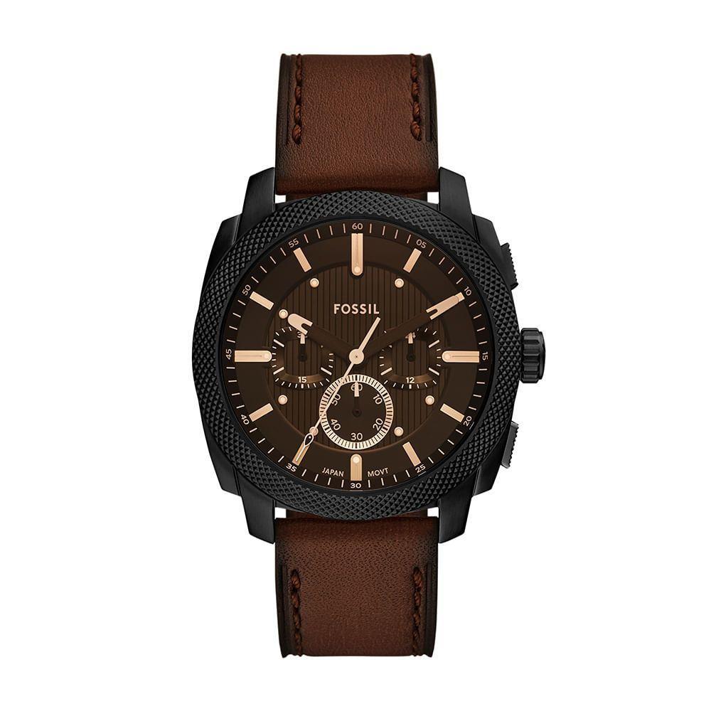 Relógio Fossil Masculino Machine Preto - Fs6101-0pn - 1