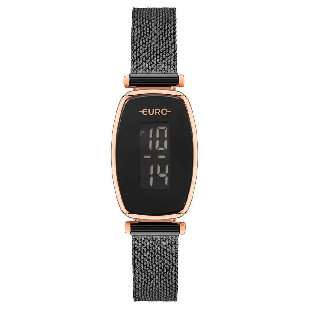 Relógio Euro Feminino Fashion Fit Glam Preto - Eujhs43aac-4p Relógio Euro Feminino Ff Glam Preto - Eujhs43aac-4p - 1