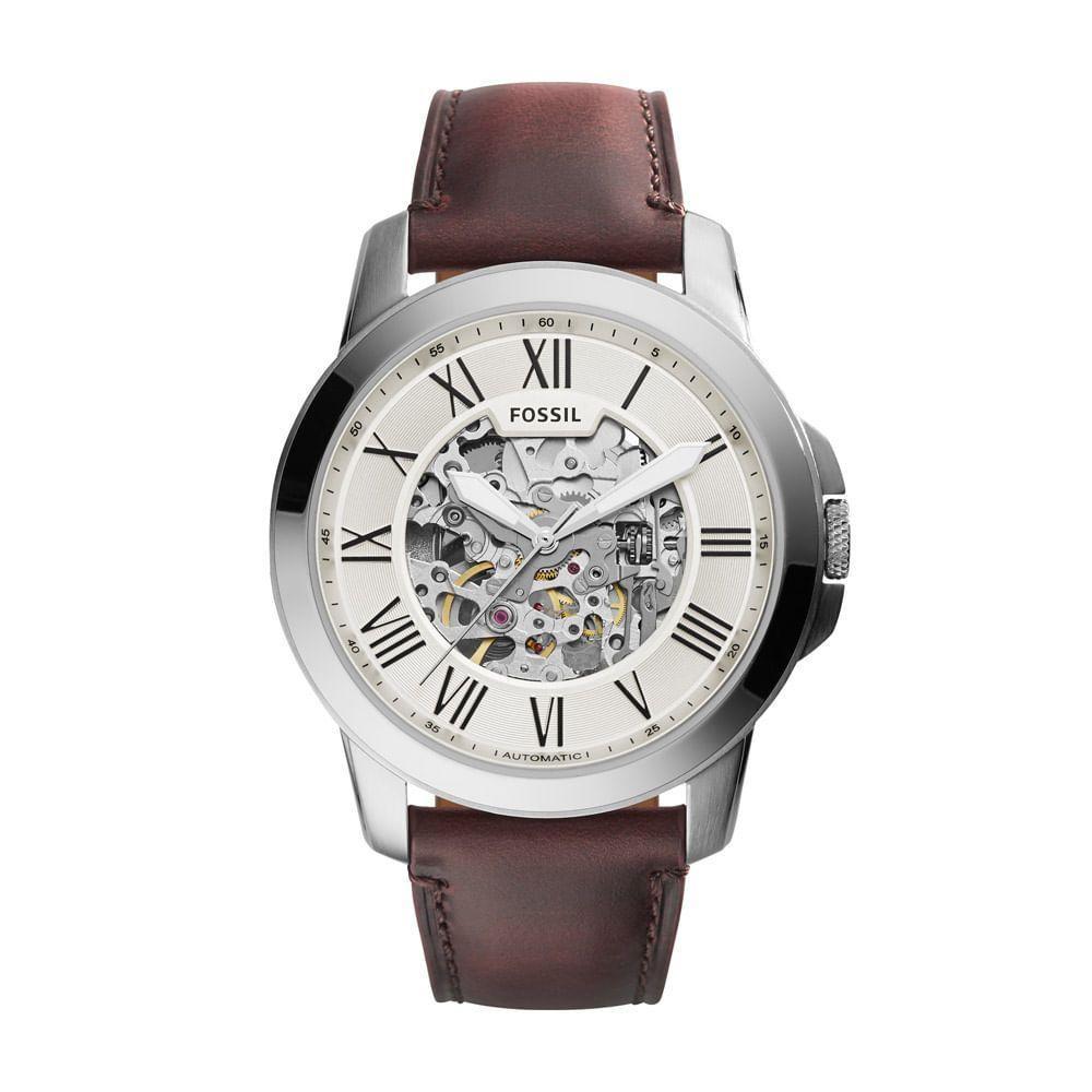 Relógio Masculino Fossil Grant Prata - Me3099/0bn Me3099/0bn - 1
