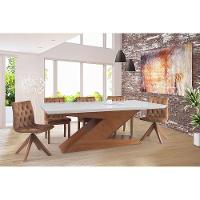 Mesa De Jantar Retangular De Madeira Zahra 220cm X 100cm Pinhao - 2