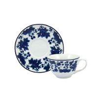 Conjunto De Xícara De Café Com Pires 06 Peças Folhagem - 3