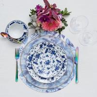 Conjunto De Xícara De Café Com Pires 06 Peças Folhagem - 7