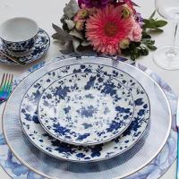 Conjunto De Xícara De Café Com Pires 06 Peças Folhagem - 9