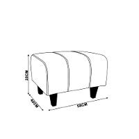 Poltrona Do Papai Com Puff Usb E Porta Copos Ravella Pu R04 - D'rossi Cor Preto - 6