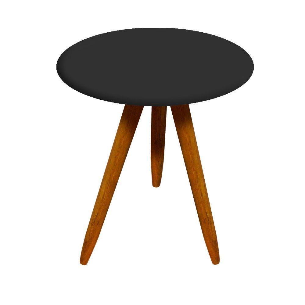 Conjunto Mesa Lateral e Mesa De Centro Preto D´rossi - 4
