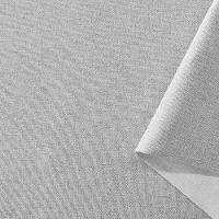 Tecido Linho 100x138cm Para Estofados E Tapeçaria - Desk Design Cinza Claro