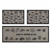 Jogo De Cozinha 3 Pçs Temperos 120x40 - 60x40cm - Uzoo Jogo Cozinha 3 Pecas 120x40-60x40cm Temperos - 1