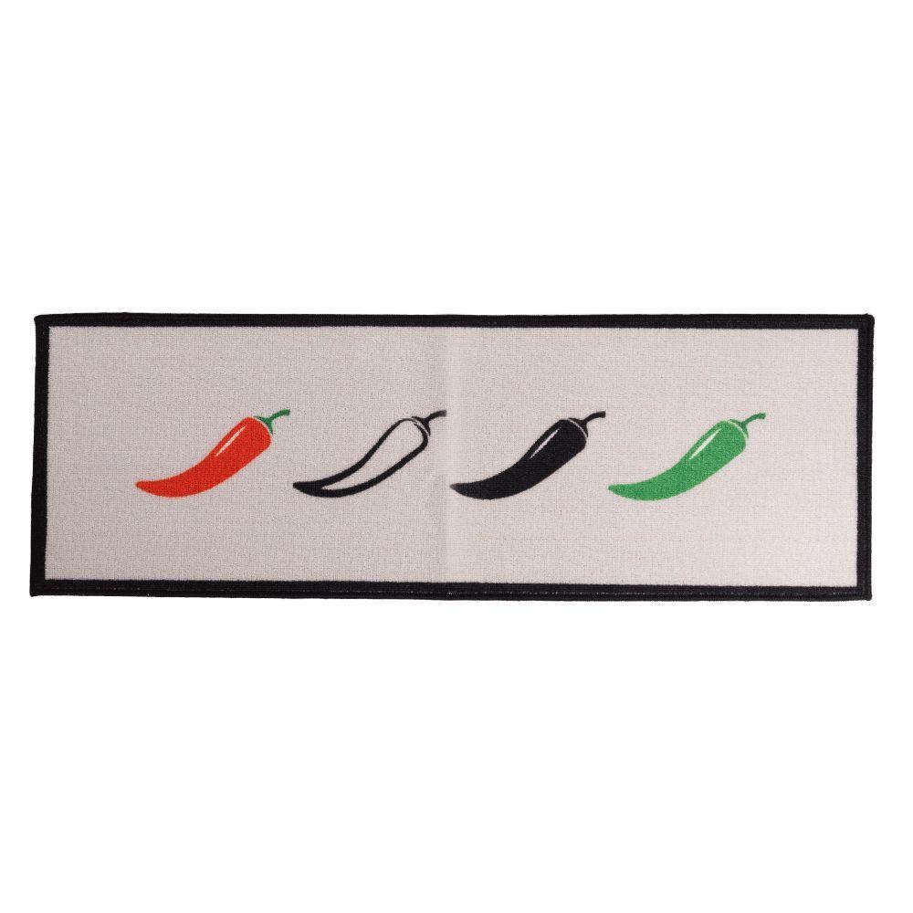 Jogo De Cozinha 3 Pçs Galinha Pimenta 120x40 - 60x40cm - Uzoo Jogo Cozinha 3 Pecas 120x40-60x40cm Galinha Pimenta - 3