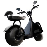 Scooter Elétrica 1000w Tui 2 Lugares Autonomia 60km Sem Cnh Preto - 7