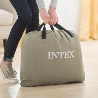 Colchão Inflável Solteiro Dura Beam Prestige Azul Standard 136kg Bomba Usb Intex - 3