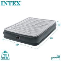 Cama Colchão Inflável Casal Dura-beam Até 272 Kg Confort-plush Com Bomba Elétrica Interna Intex - 5