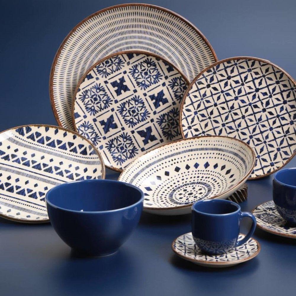 Conjunto De Pratos Rasos 06 Peças Coup New Asteca Porto Brasil - 4