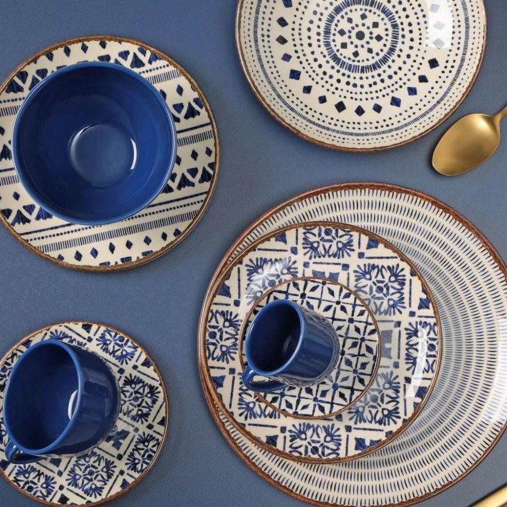 Conjunto De Pratos Rasos 06 Peças Coup New Asteca Porto Brasil - 5