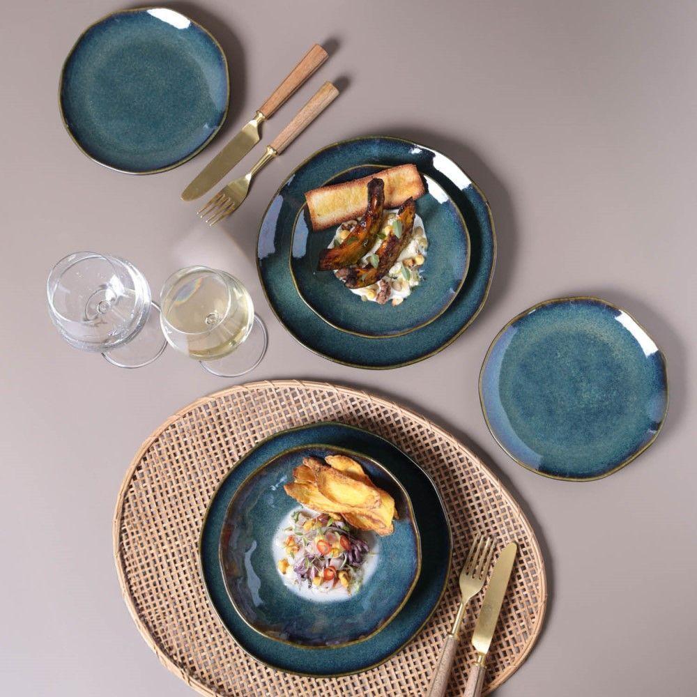 Conjunto De Pratos Rasos 06 Peças Bio Oceano Porto Brasil - 3