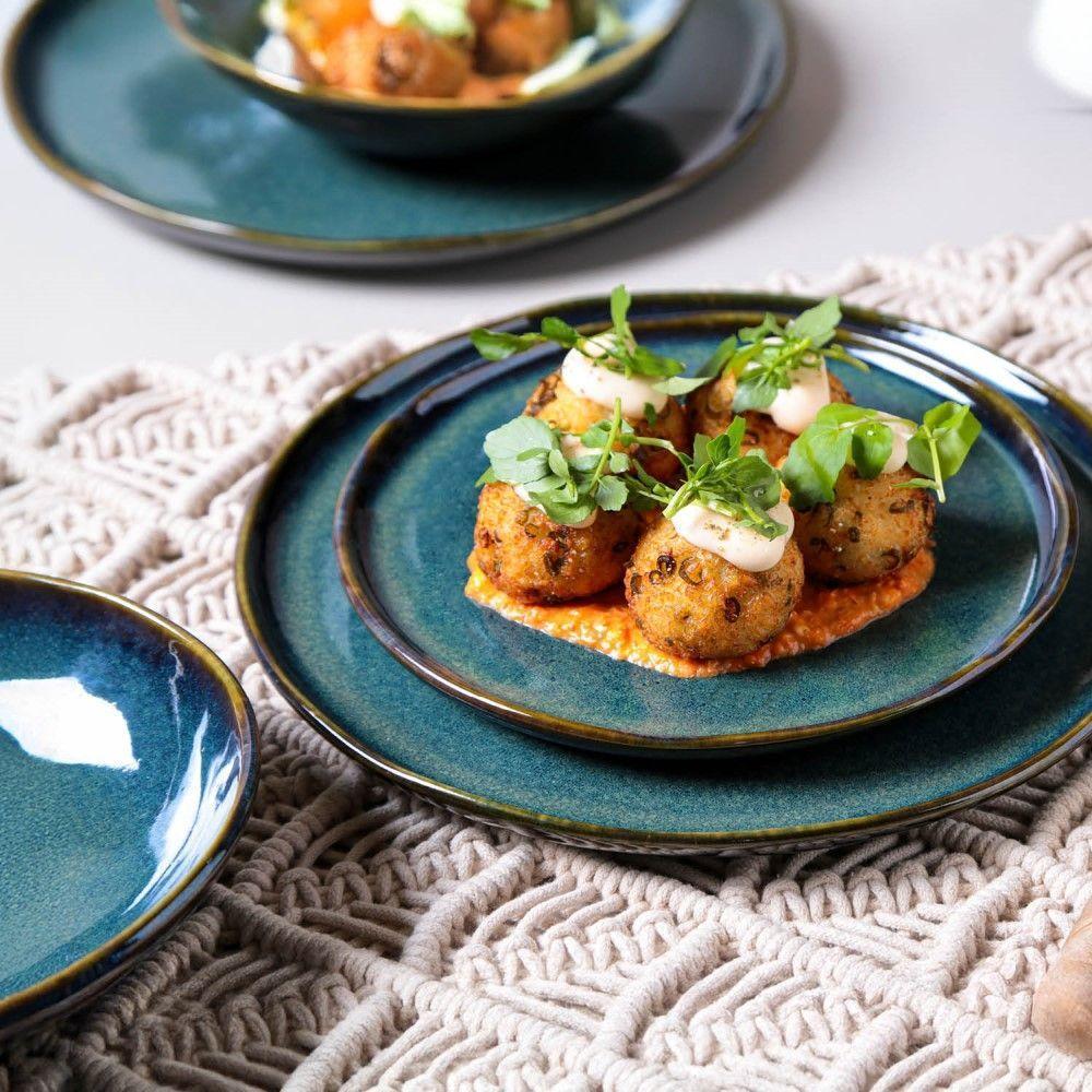 Conjunto De Pratos Rasos 06 Peças Bio Oceano Porto Brasil - 5