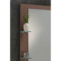 Conjunto Gabinete E Espelheira Plena Max 100 Cm - Bronze/Preto - 5