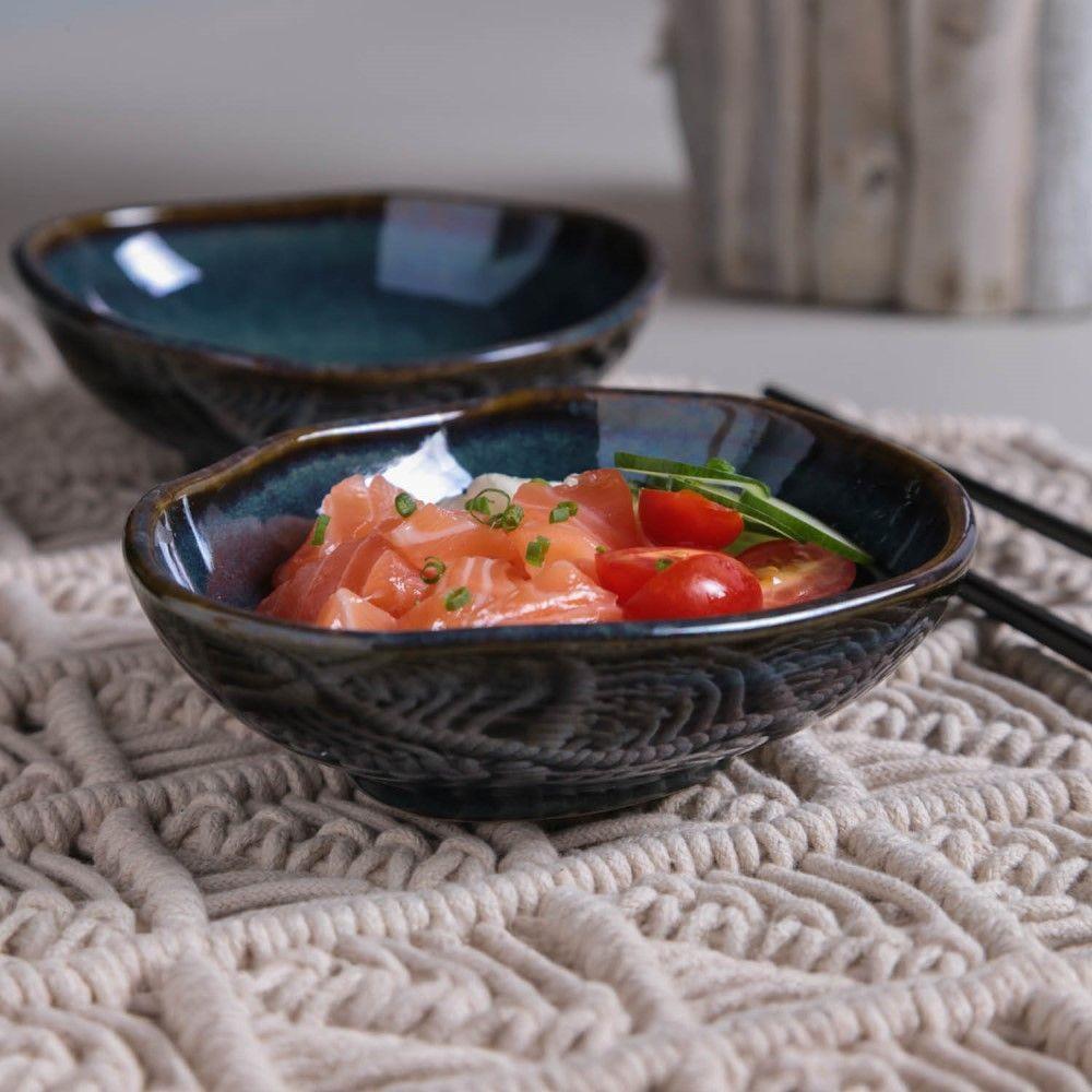 Conjunto De Cumbucas Oval 04 Peças 265ml Orgânico Oceano Porto Brasil - 3