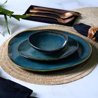 Conjunto De Cumbucas Oval 04 Peças 265ml Orgânico Oceano Porto Brasil