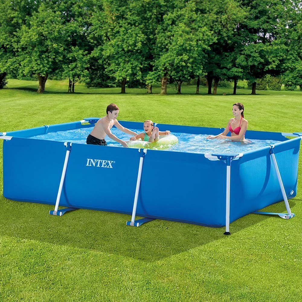 Piscina Estrutural Retangular 2.282 Litros - Intex - 2