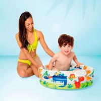 Piscina Inflável Infantil Dino 3 Anéis 28 Litros - Intex - 2