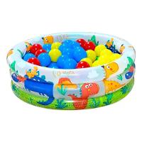 Piscina Inflável Infantil Dino 3 Anéis 28 Litros - Intex - 3
