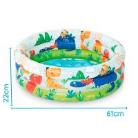 Piscina Inflável Infantil Dino 3 Anéis 28 Litros - Intex - 4
