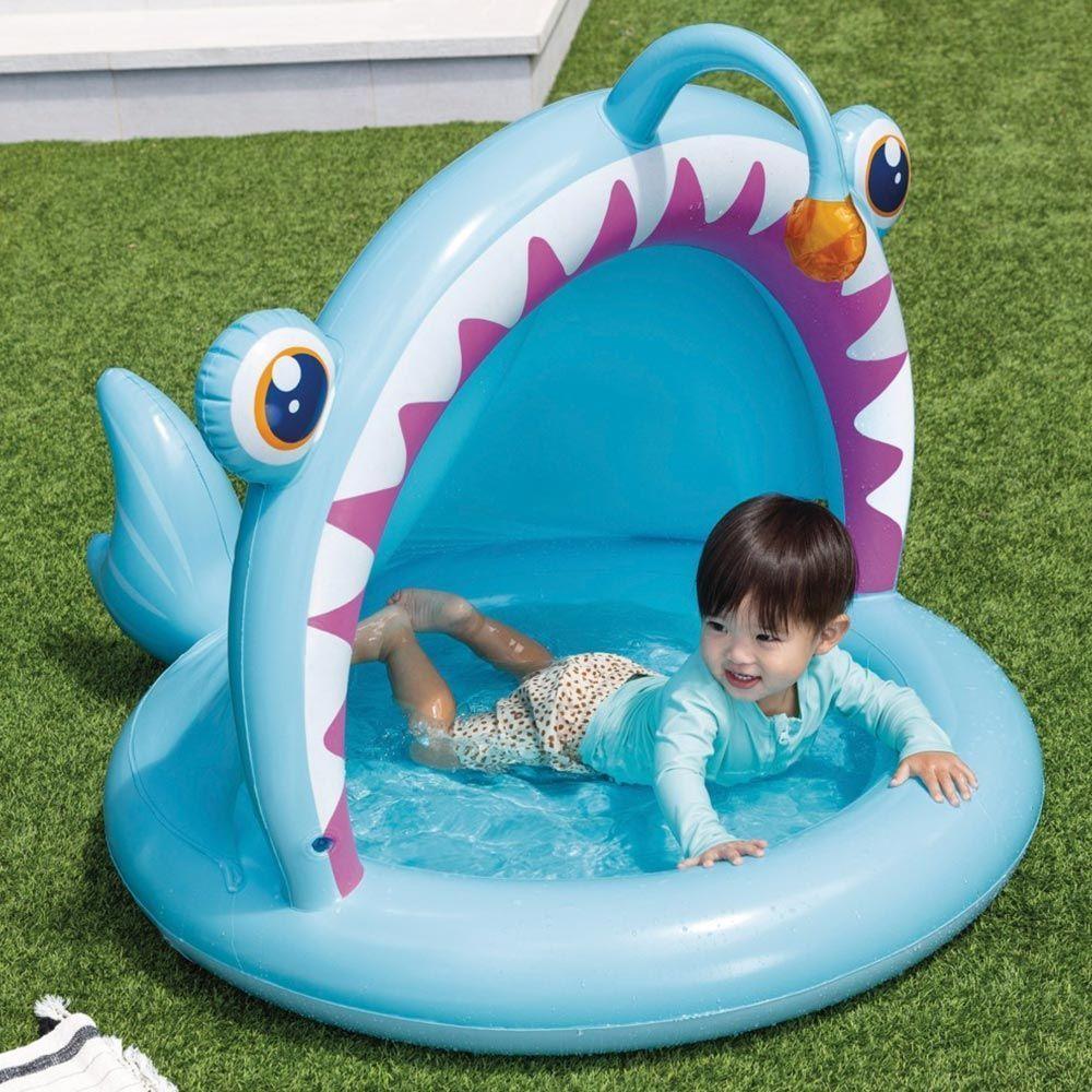 Piscina Inflável Infantil Peixinho Azul 45l Intex - 4