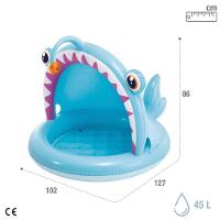 Piscina Inflável Infantil Peixinho Azul 45l Intex - 6