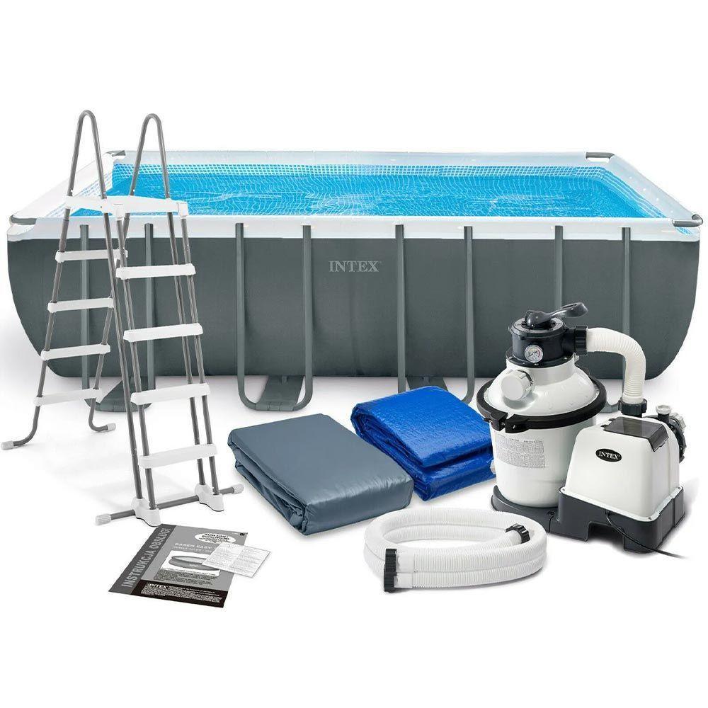 Piscina Estrutural Retangular 17.203 Litros Ultra Xtr 220v Completa - Intex - 1