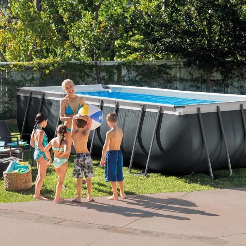 Piscina Estrutural Retangular 17.203 Litros Ultra Xtr 220v Completa - Intex - 2