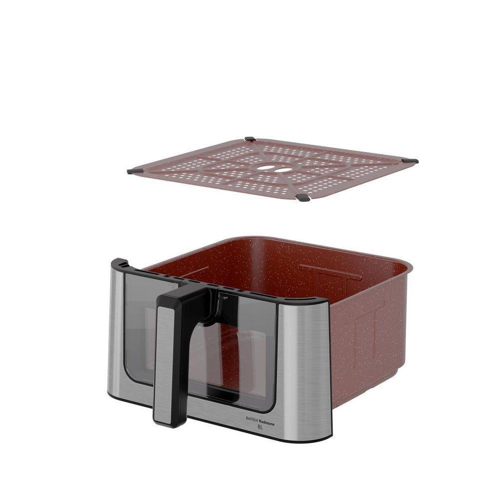 Air Fryer Britânia 8L Redstone Visor Glass BAF80A 110V - 7