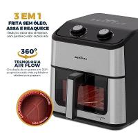 Air Fryer Britânia 8L Redstone Visor Glass BAF80A 110V - 2