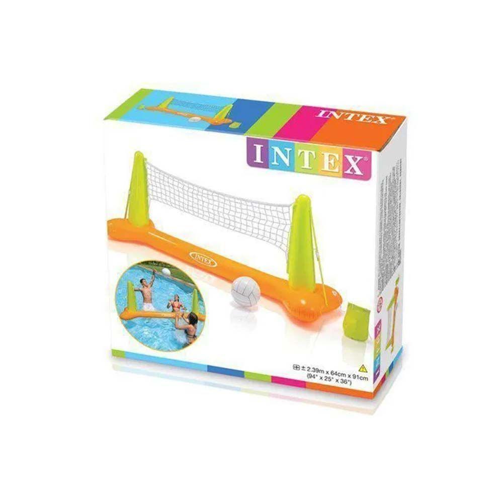 Volei Inflável Praia Piscina Com Bola Rede - 4