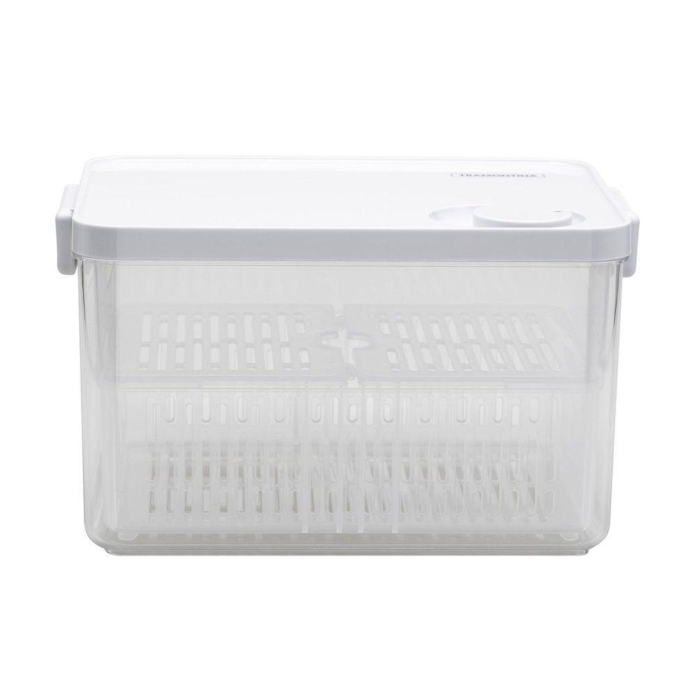 Pote Organizador De Geladeira Tramontina Organizzare Com Controle De Umidade 6,2 L Tramontina - 1