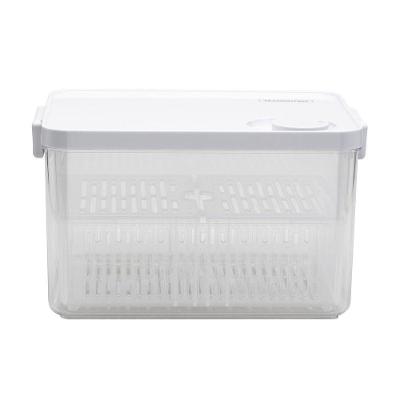 Pote Organizador De Geladeira Tramontina Organizzare Com Controle De Umidade 6,2 L Tramontina