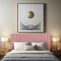 Cabeceira Casal 1,40m Viena Suede Rosa Dal Poz Estofados - 2