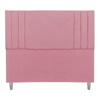 Cabeceira Casal 1,40m Viena Suede Rosa Dal Poz Estofados - 3
