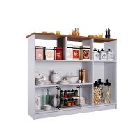 Bancada 6206 1,20 3 Portas Branco - Indekes - 2