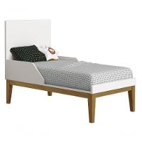 Berço Americano Classic New Branco Fosco Com Madeira - Moveisaqui - 5