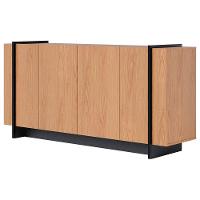 Balcão Buffet Copacabana Mdp 4 Portas 2 Prateleiras Colibri Freijó-preto - 1