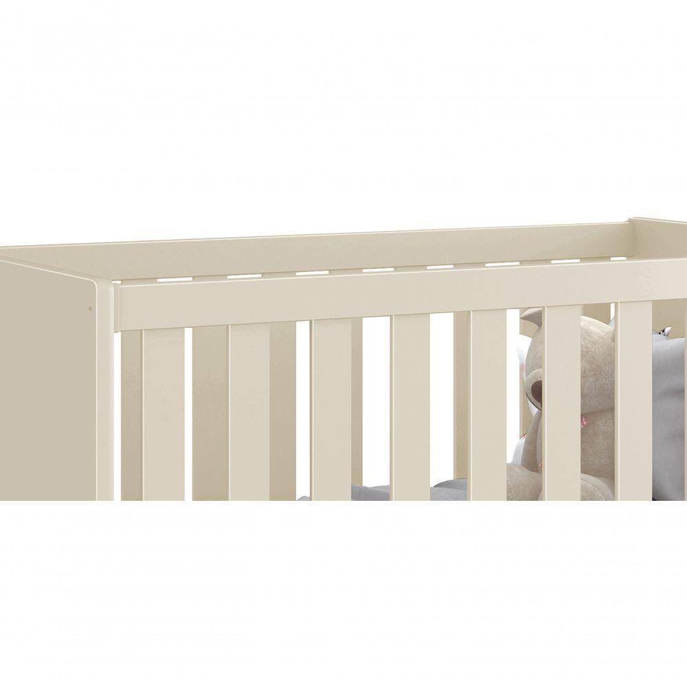 Berço Americano Classic New Areia Fosco Com Madeira - Moveisaqui - 4