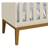 Berço Americano Classic New Areia Fosco Com Madeira - Moveisaqui - 3