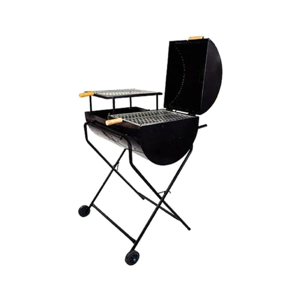 Churrasqueira 1/2 Bafo Mc-100.2 Tambor Metálico 100 Grelha  - 2