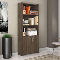 Armário Multiuso 2 Portas P/Escritório Notável Móveis Nogal - 6