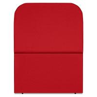 Cabeceira Solteiro 100 Cm Com Frame Alana Suede Vermelho Artte Vermelho - 5