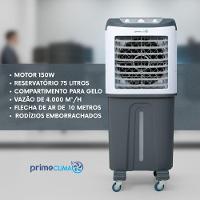 Climatizador Ar Frio Portátil Evaporativo 75L Umidificador 110V - 3