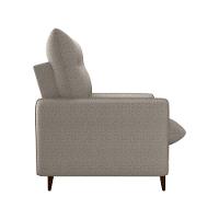 Poltrona De Amamentação Com Puff Montreal Suede Cinza Matrix Linho Cinza - 8