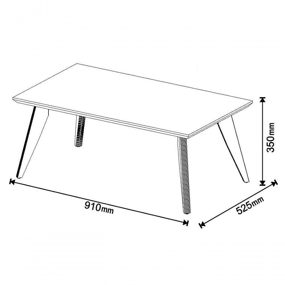 Mesa De Centro Classic Freijó - Imcal Móveis - 2